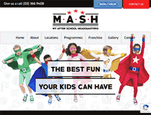 Tablet Screenshot of mashkids.co.nz
